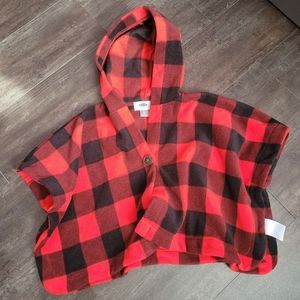 Old Navy Checkered Poncho